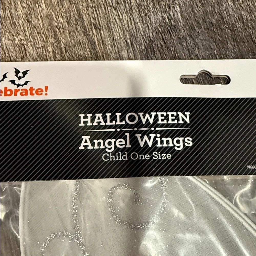 White Angel Wings Costume Accessory